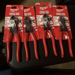 Milwaukee 8-inch Angled Head Diagonal Cutting Pliers