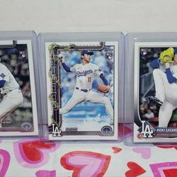 Dodgers Baseball Card Bundle Of 19 Cards 