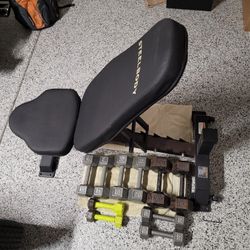Weight Bench & Iron Weights