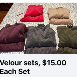 Velour Sets For Woman 