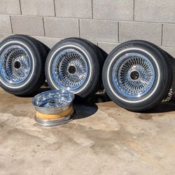 13x7 Spoke Wire Wheels 