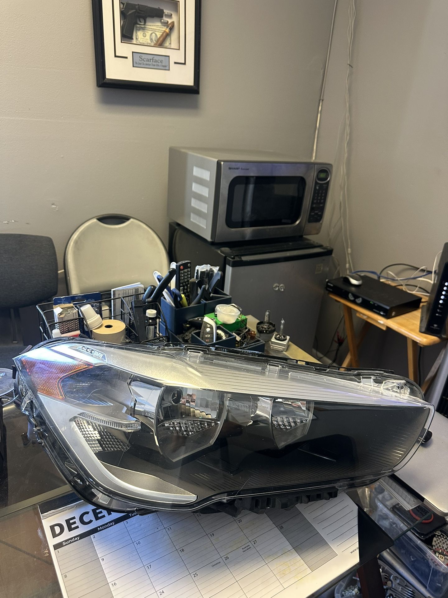 BMW X1 F48 OEM RIGHT PASSENGER HALOGEN HEADLIGHT 2017-2023