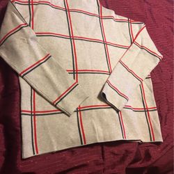 TAHARI MOCK TURTLE NECK SWEATER Size L