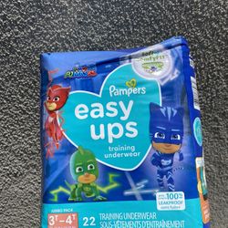 Easy 3t-4t  Ups  3 Packs 