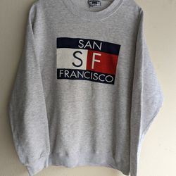 Vintage Lee San Francisco Sweatshirt Men's Large Crew Neck Sweater Heavy Weight