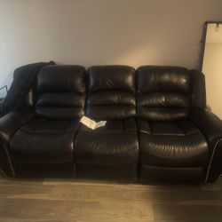 Black Couches