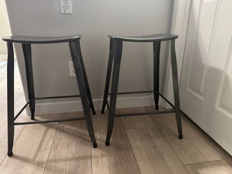 2  counter height stools
