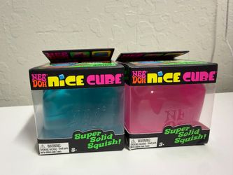 Two (2) Needoh Nice Cube squishy