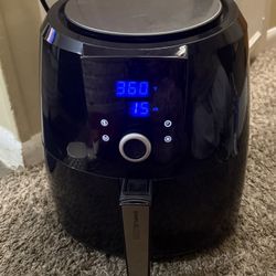 Simple Living Products XL 5.8QT Hot Digital Air Fryer. Includes 8 Presets & Keep Warm Function