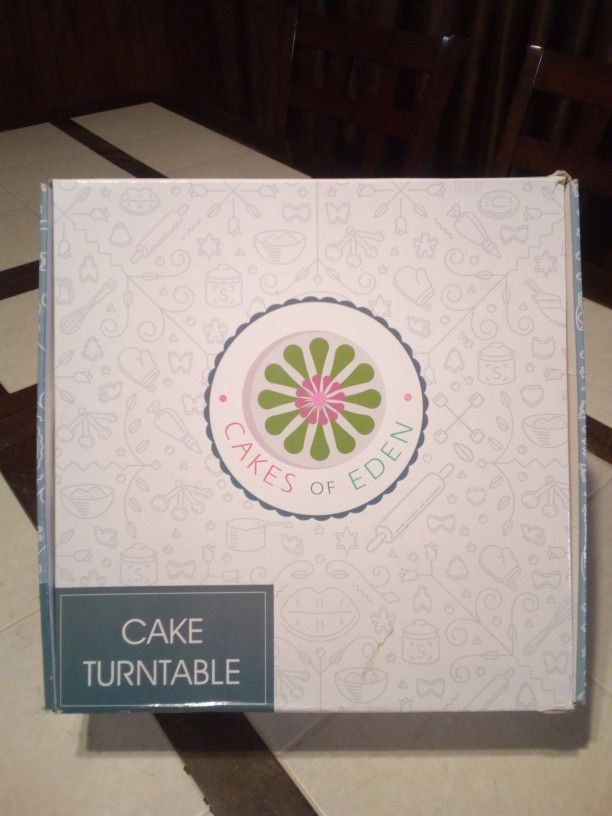 Brand New Cakes Of Eden Rotating Cake Plate