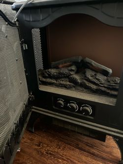 freestanding electric fireplace stove