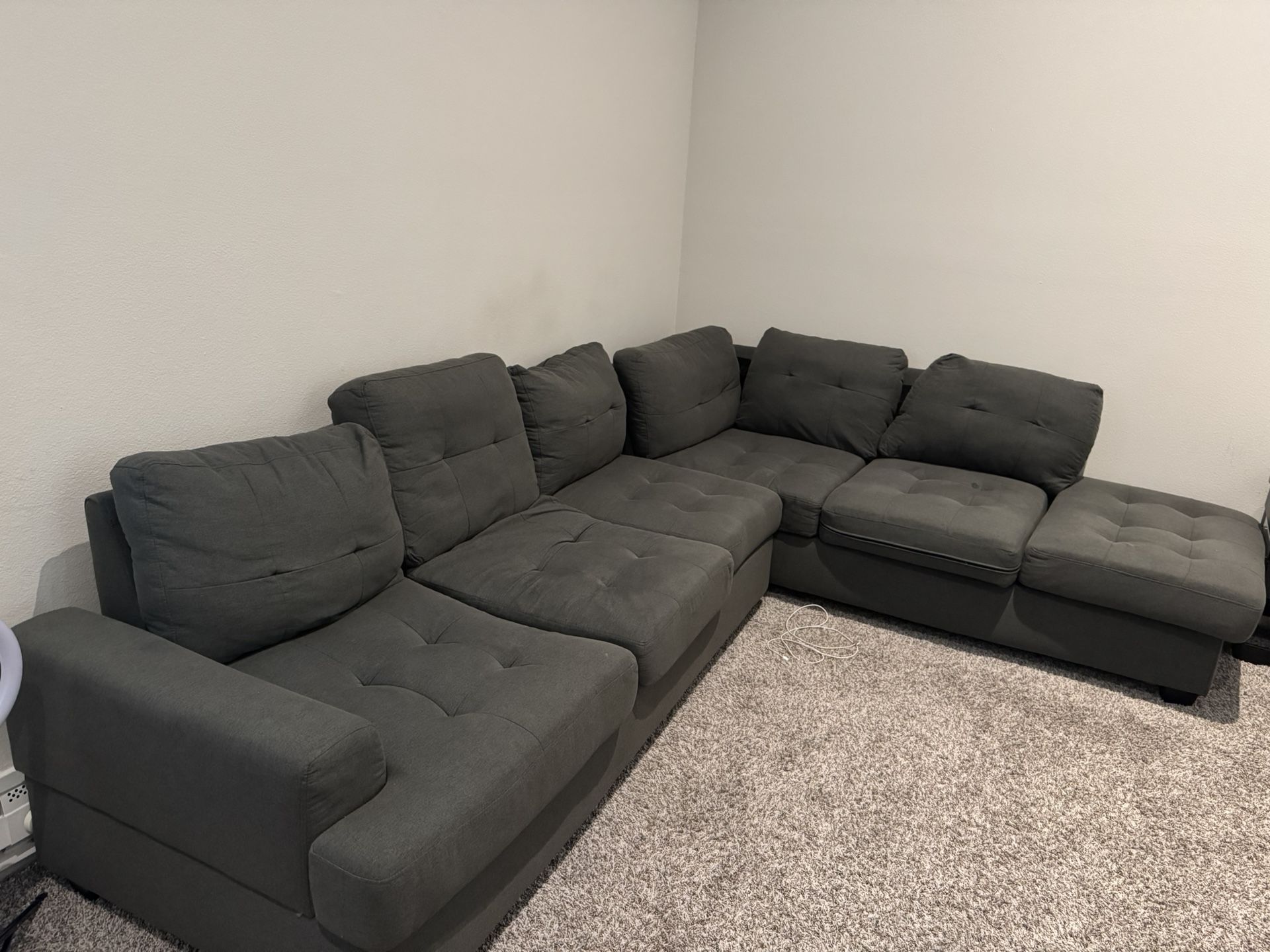 Dark Grey Sectional Sofa