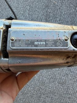 Vintage Working Craftsman Industrial Rated Electric Drill Model (contact info removed)0 USA Made 1/4 HP Speed Torque Control