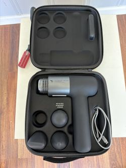 Sharper Image Power Percussion Pro+ Hot & Cold Massage Gun