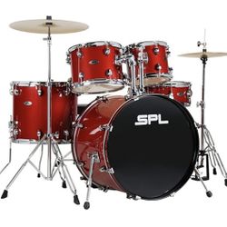 SPL 5 Piece Drum Set Plus Drum Muters