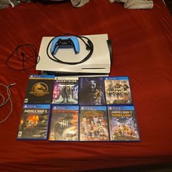 Playstation 5 Disk Edition With Controller And Assorted Games