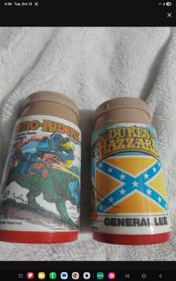 Rare vintage thermals dukes of hazard an dino ryders both for $13