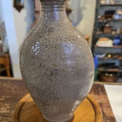 Antique Primitive Stoneware Flask