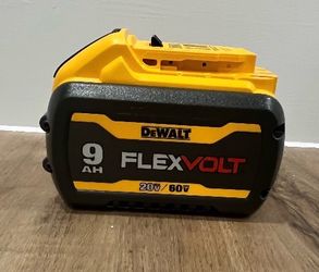 Dewalt 9ah flex volt 20v-60v