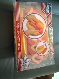 Sunny Days Squish Hot Dog Squishy Toy