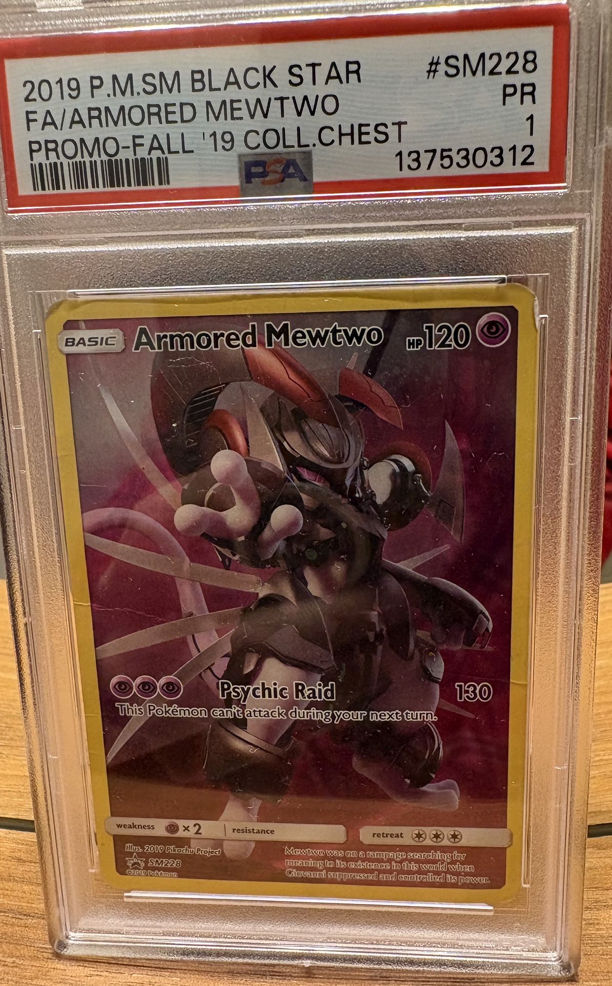 PSA Graded Armored Mewtwo