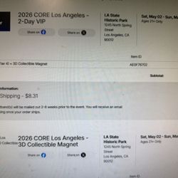 2026 CORE Los Angeles - 2 Day VIP Pass EDM music Festival 