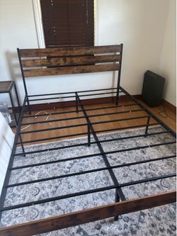 Full size low profile bed frame