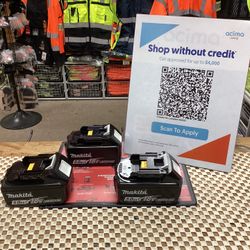 Makita 18V LXT Lithium-Ion High Capacity Battery 5.0Ah $90 EACH 