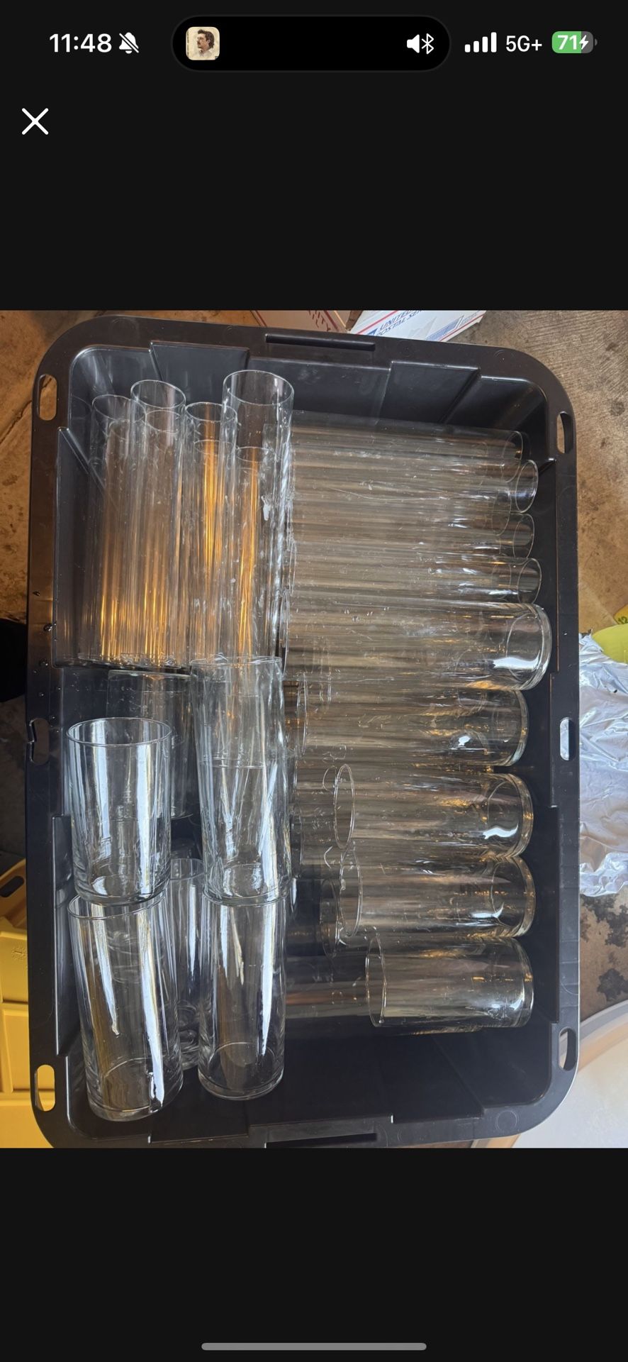 Cylinder Wedding Vases