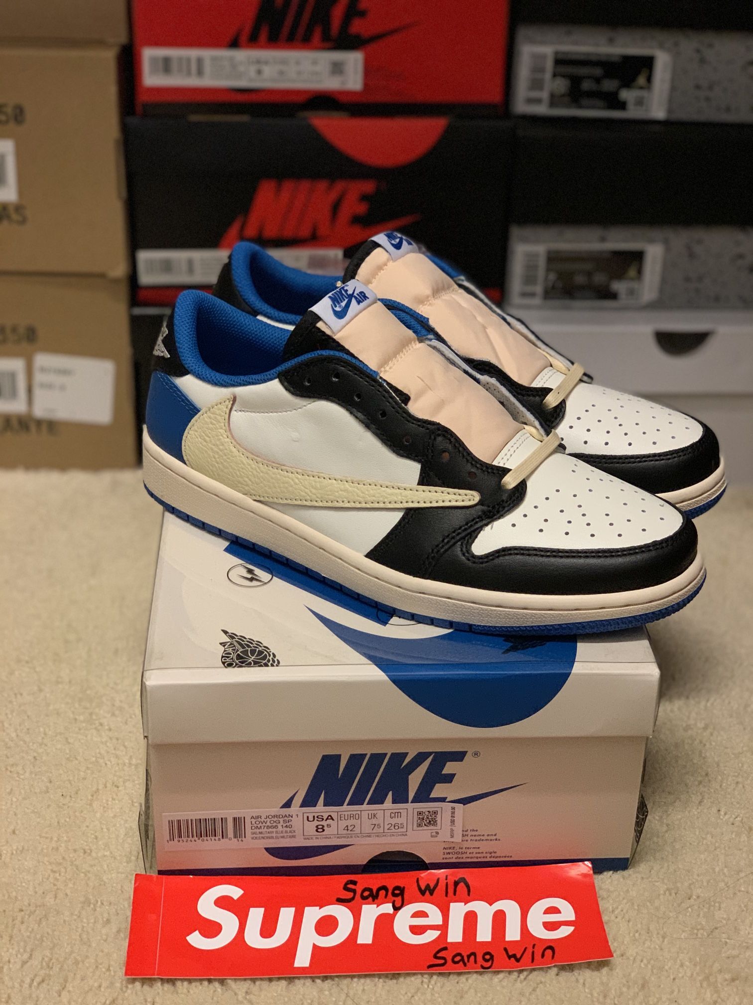AJ1 Low Fragment X Travis Scott Men’s Size 8.5