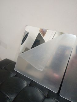 3 Square thin small mirrors