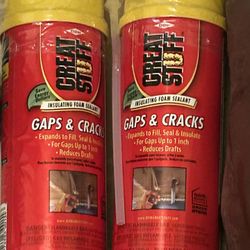 Gaps $ Cracks Great Stuff  Foam Sealant 