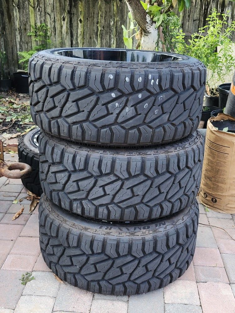 4 wheels with almost new tires