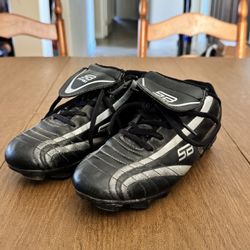 Spot Bilt Baseball Cleats Youth Size 4 Black