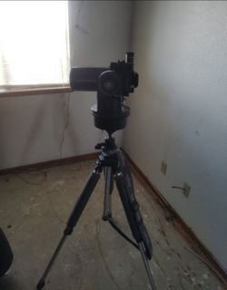 meade etx maksutov-cassegrain telescope With Bogen Manfrotto 3021 Tri Pod