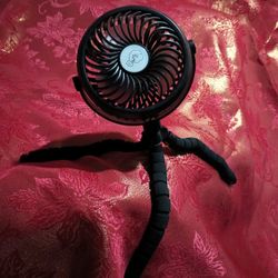 Rechargeable Flexible Tripod Fan 