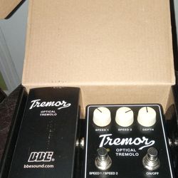 BBE Tremor 2 Speed Optical Tremolo Pedal in Box LIKE NEW