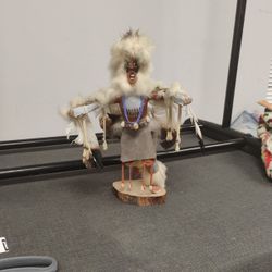 Native American Eagle Dancer Kachina Signed N. Smith