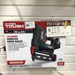 HYPER TOUGH 16-GAUGE FINISH NAILER