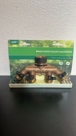 Orbit Brass Hose Faucet Manifold 4-Outlet