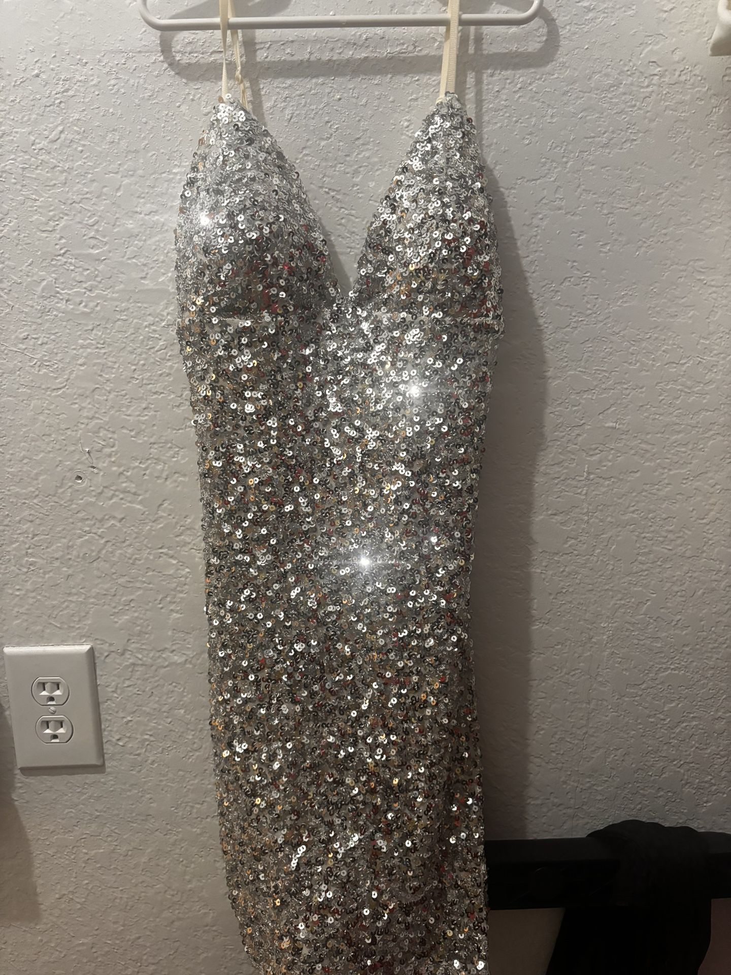 Grey Sparkle Dress