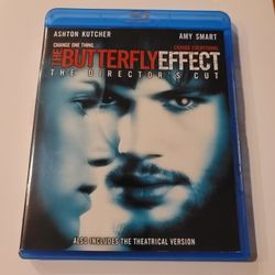 $5 BLU RAY , THE BUTTERFLY EFFECT . BLU RAY ONLY NO DIGITAL OR DVD $5 OR TRADE FOR A MOVIE I DO NOT ALREADY OWN. 