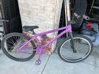 Redline painted Custom Matte Purple BMX Bicycle 20" Single Speed Coaster Brake
