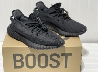 New Adidas Yeezy Boost 350 V2 Mens Onyx Black Size 9