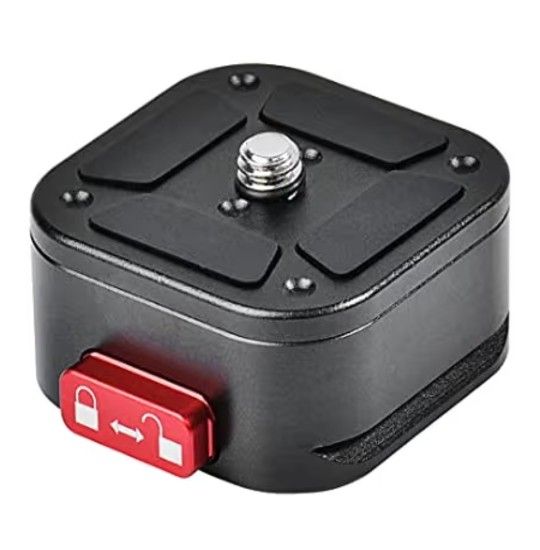 Quick Release Plate, Camera Tripod Mount Arca Swiss QR Plate Fast Claw Clamp Compatible with Canon Sony Nikon Pentax DSLR/SLR/Zhiyun/Feiyu/DJI/Moza St