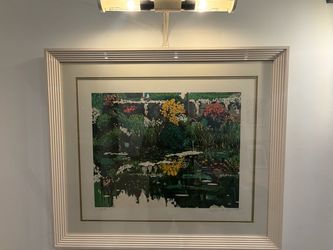 Tony Bennett “Monet’s Garden” Signed Limited Edition Lithograph 12/375 – Professionally Fra