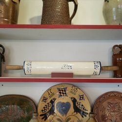 Antique Stoneware Rolling Pin