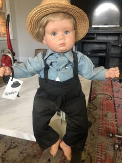 1988 Pat Secrist Reuben vynil 22” doll