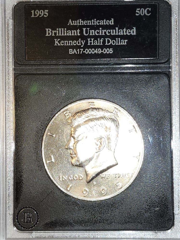1995P Kennedy HALF Dollar Brilliant Uncirculated