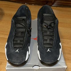 Air Jordan 14 Black White 
